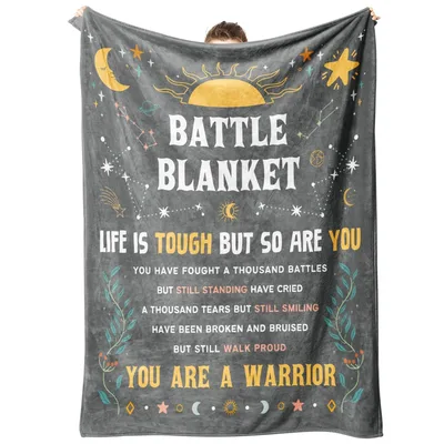 Warrior Encouragement Blanket: Battle Blanket Design for Strength