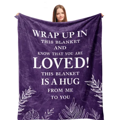 Get Well Hug Blanket: Wrap Up In This Blanket And Know You Are Loved