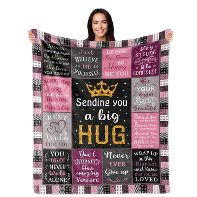 Encouragement Hug Blanket: Sending You a Big Hug Design
