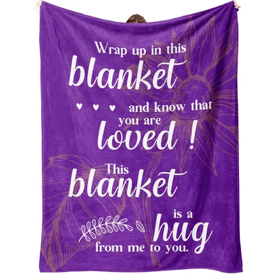 Encouragement Hug Message Blanket: A Soft Symbol of Love and Support