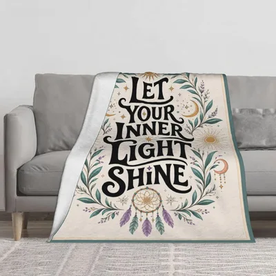 Inspirational Boho Dreamcatcher Blanket