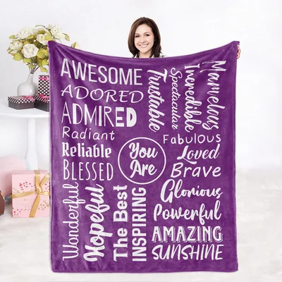 You Are Awesome Affirmation Blanket