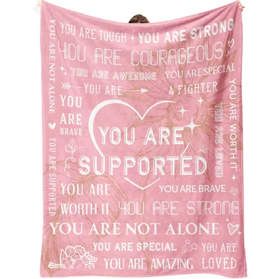 Encouragement Inspirational Affirmations Blanket
