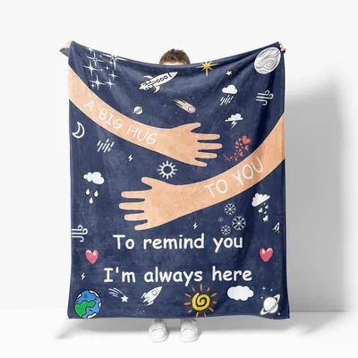 Hug Space Cosmic Blanket A Big Hug To You Design