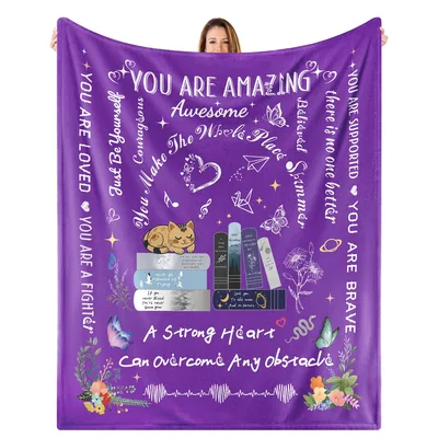You Are Amazing Encouragement Blanket for Strength and Comfort