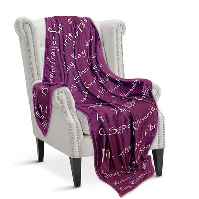 Inspirational Words Healing Blanket