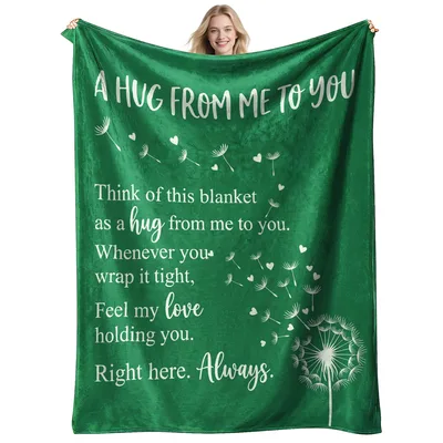 Hug Dandelion Blanket: A Hug From Me To You Design