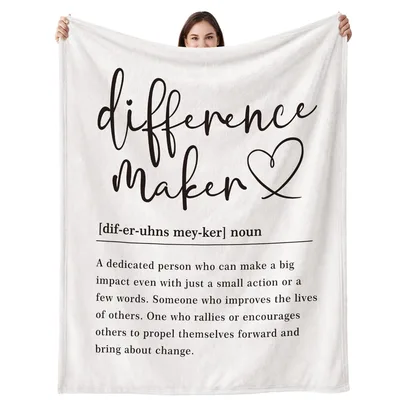 Difference Maker Definition Blanket: Celebrating Dedicated People