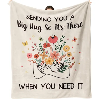 Big Hug Get Well Blanket: Sending You a Big Hug So It's There