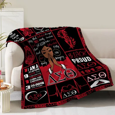 Greek Letter Sorority Pride Blanket Delta Sigma Theta 1913