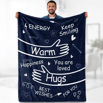 Warm Hugs and Best Blanket for Get Well Support and Comfort