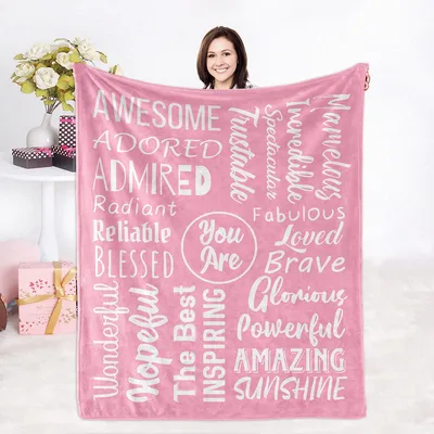 Awesome Adored Admired Inspiring Blanket for a Special Someone