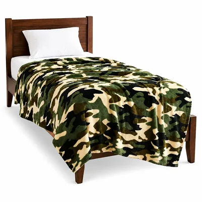 Green Camo Blanket