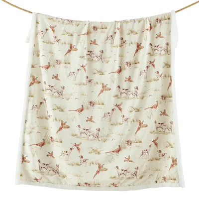 Bird Dogs Pheasants Hunting Blanket for Field Lovers