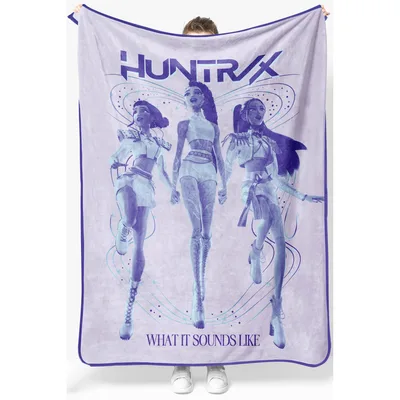 Three Fierce Singers Silhouette Blanket Huntrix Group Art