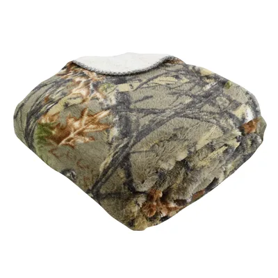 Natural Woods Camouflage Pattern Blanket for Forest Lovers