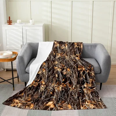 Camouflage Hunting Pattern Blanket No. 2 for Outdoor Lovers