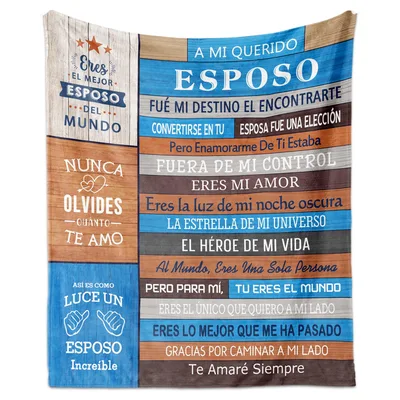 A Mi Querido Esposo Blanket: A Spanish Tribute to Your Husband