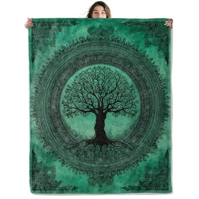 Tree of Life Mandala Blanket