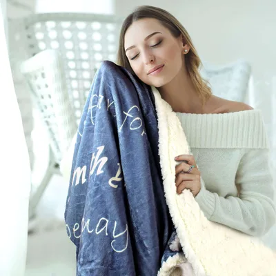 Sympathy Script Blanket: Pray for My Sympathy Design