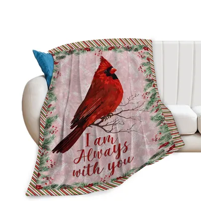 I Am Always Blanket: Cardinal Memorial Design for Comfort