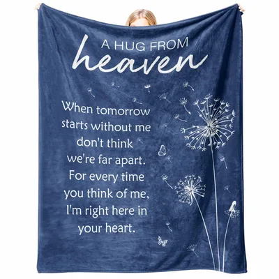 Memorial Dandelion Sympathy Blanket: A Hug From Heaven