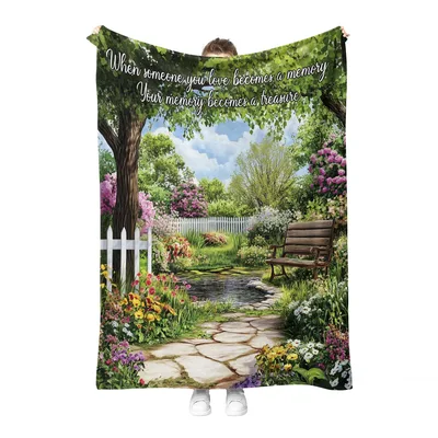 Memorial Garden Bench Blanket: A Serene Path to Cherished Memories