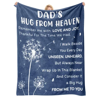 Dandelion Memorial Dad Blanket: A Sentimental Tribute to Lost Fathers