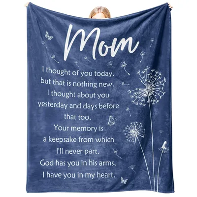 Memorial Mom Loss Sympathy Blanket: A Keepsake for Eternal Love