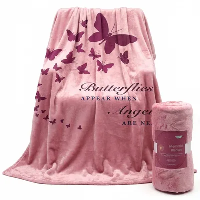Butterflies Memorial Sympathy Blanket: A Soft Tribute to Loved Ones