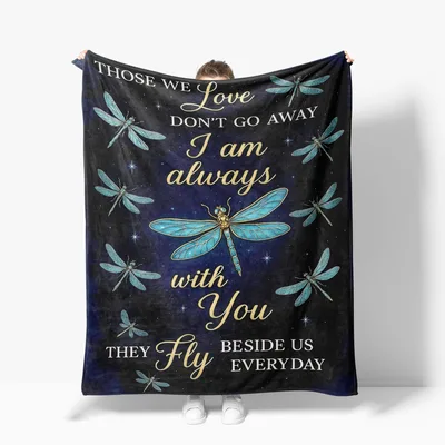 Those We Love Dragonfly Blanket: A Memorial Design for Comfort