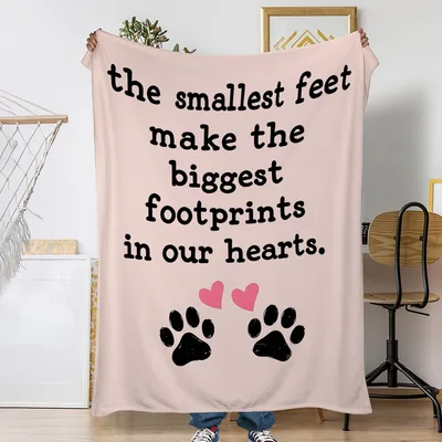 The Smallest Feet Biggest Blanket: A Pet Memorial Design