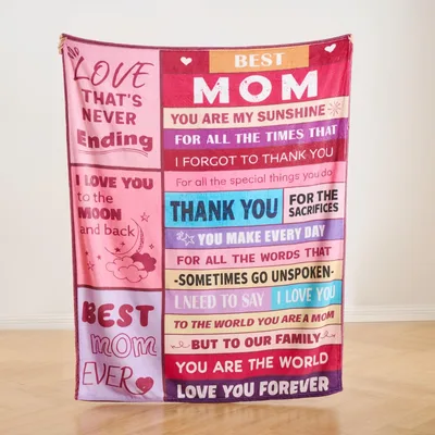 Best Mom Blanket: A Sentimental Gift for the World's Greatest Mother