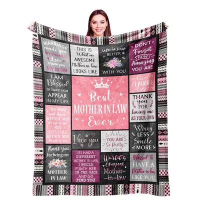 Mother in Law Blanket: Best Mother in Law Ever Design