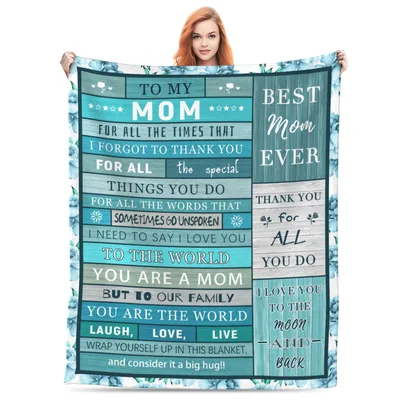 Mom Letter Love Blanket: A Heartfelt Tribute to the Best Mom Ever