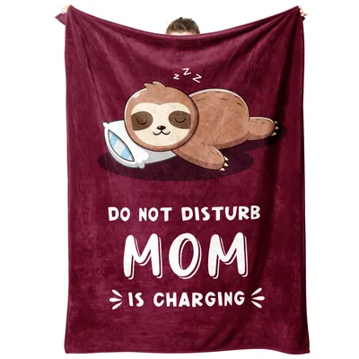 Do Not Disturb Mom Blanket: Sloth Charging Design for Rest