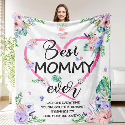 Best Mommy Ever Floral Blanket: A Heartfelt Birthday Gift for Moms
