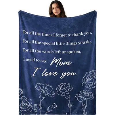 For All the Times Blanket: A Thank You Message for Mom