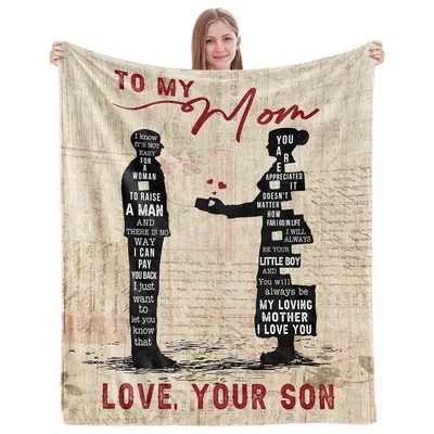 To My Mom Love Your Son Blanket: A Heartfelt Gift for Mother's Day