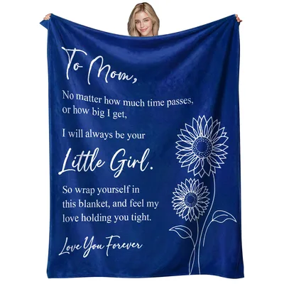 Mom Letter Sunflowers Blanket: A Heartfelt Message for Her