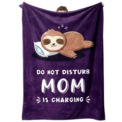 Do Not Disturb Mom Charging Blanket - Sloth Design