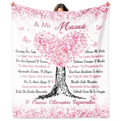 A Mi Mama Pink Blanket: A Tree of Love and Gratitude for Mom