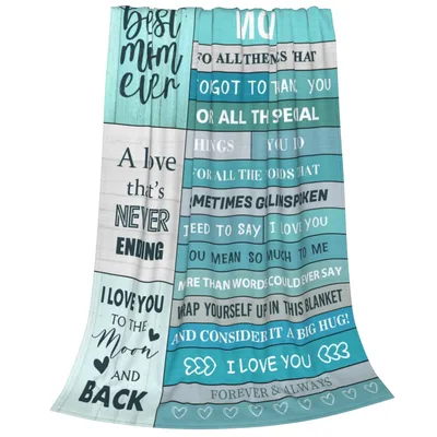 Best Mom Ever Love Blanket: Unspoken Words of Gratitude