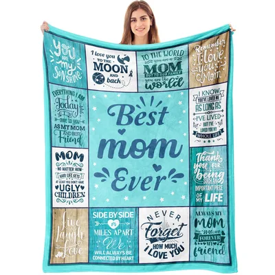 Best Mom Ever Blanket: A Patchwork of Love and Laughter for Her