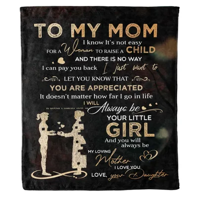 To My Mom Daughter Blanket: A Heartfelt Tribute to Motherhood