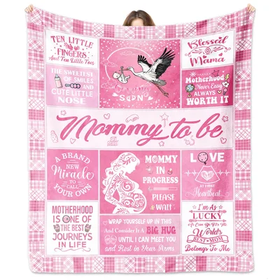 Mommy to Be Pregnancy Blanket Celebrating Expectant Mothers with Love