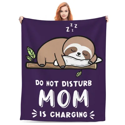 Mom Is Charging Sloth Blanket for Napping Moms
