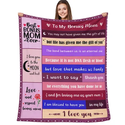 Best Bonus Mom Ever Blanket No. 2 – Best Bonus Mom Ever Blanket No. 1