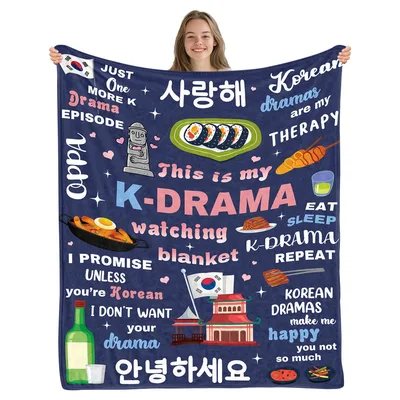 K-Drama Is My Therapy Blanket: A Fun Design for Fans