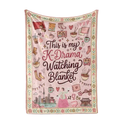 This Is My K-Drama Watching Blanket for Fans of Korean Series
